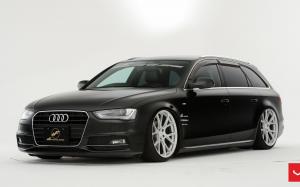 Audi A4 Avant 2.0T by AF Air Force Japan on Vossen Wheels (VFS6) 2017 года